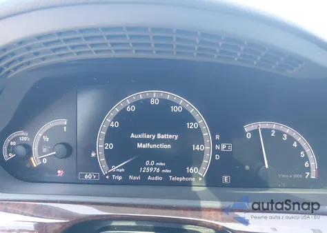 2013 Mercedes-Benz S 550 4Matic z USA, uszkodzony, nr VIN WDDNG9EB1DA505891